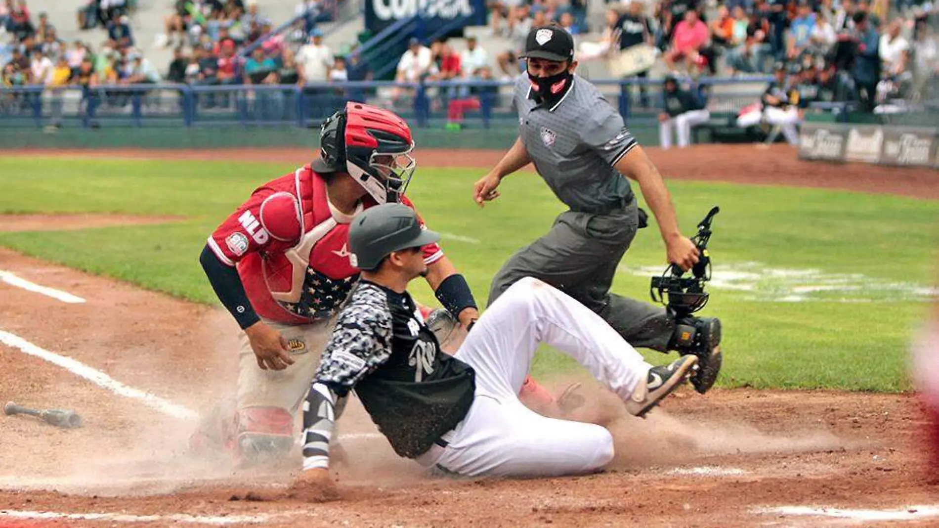 Barrida de jugador de beisbol